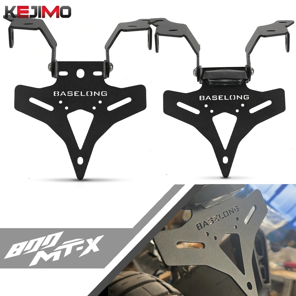 

800MT-X Rally 450MT 2024 2025 2026 For CFMOTO 450mt 800mtx Accessories Motorcycle Led License plate holder Licence Plate Holder