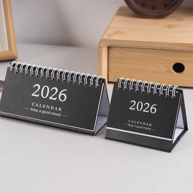 2026 Mini Desk Calendar Desktop Notepad Ornament Cute Simple Calendar,Christmas New Year Gift, Daily Planner Table Calendar