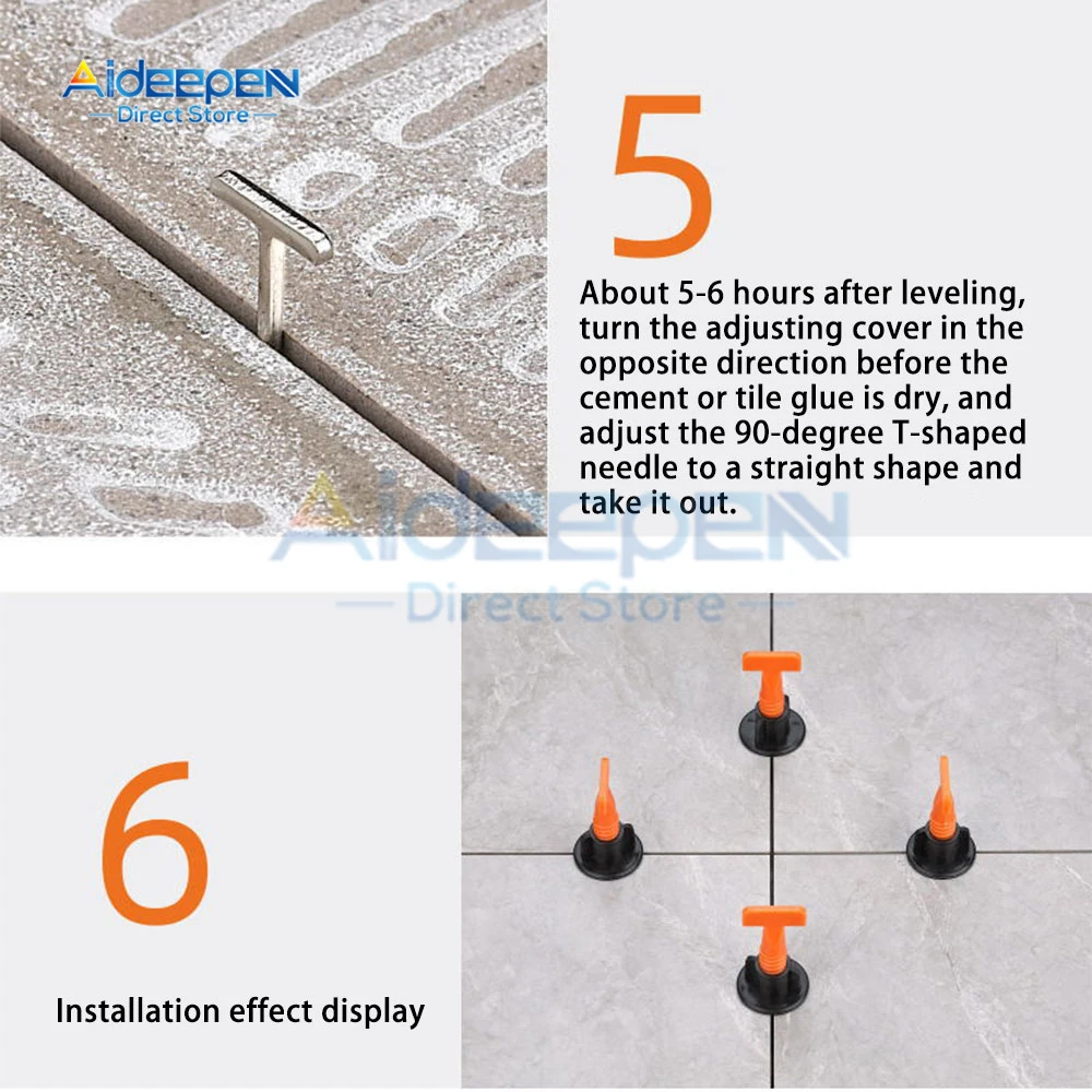 50Pcs/set Level Wedges Tile Spacers For Flooring Wall Tile Spacer Carrelage Tile Leveling System Leveler Locator Spacers Plier