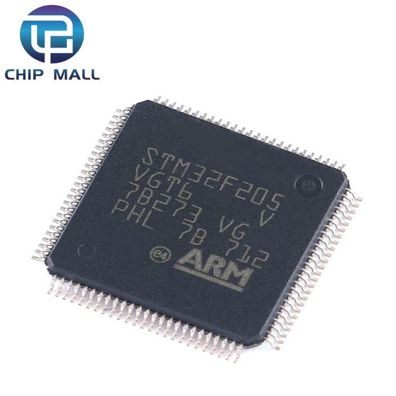 STM32F205VGT6 LQFP-100 ARM Cortex-M3 32-bit Microcontroller -MCU New Original Spot