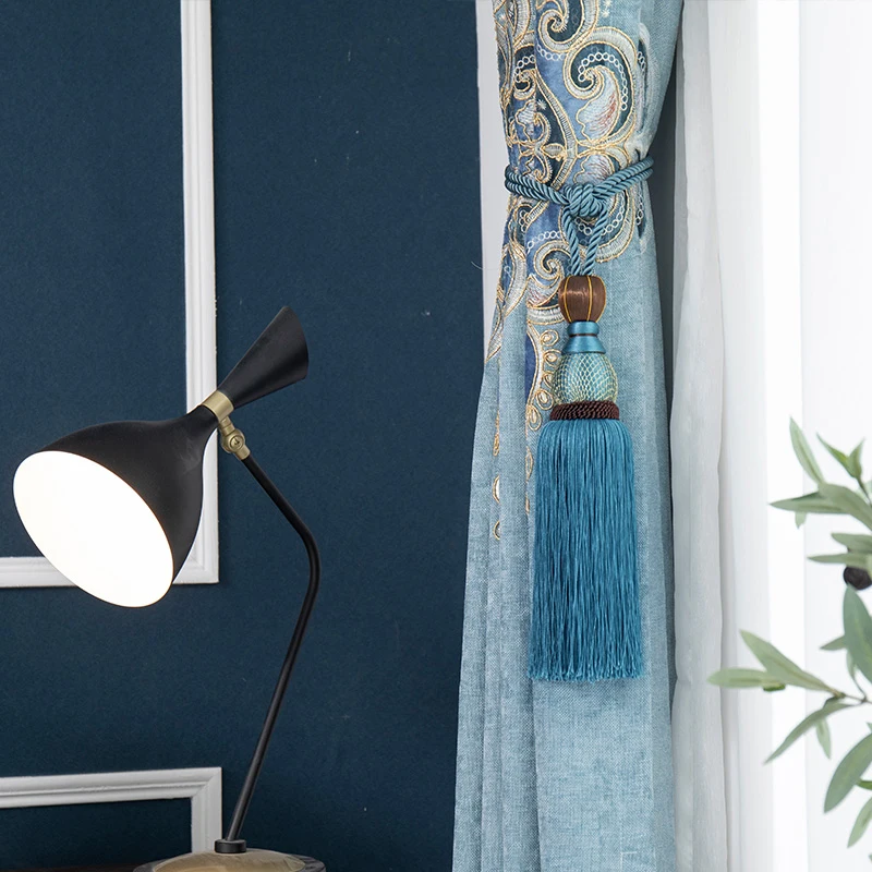 

Curtain Binding Rope Pair Creative Decoration Accessories Hanging Ball Tassel Double Ball Binding Strap Rope Hook Strap Cloud