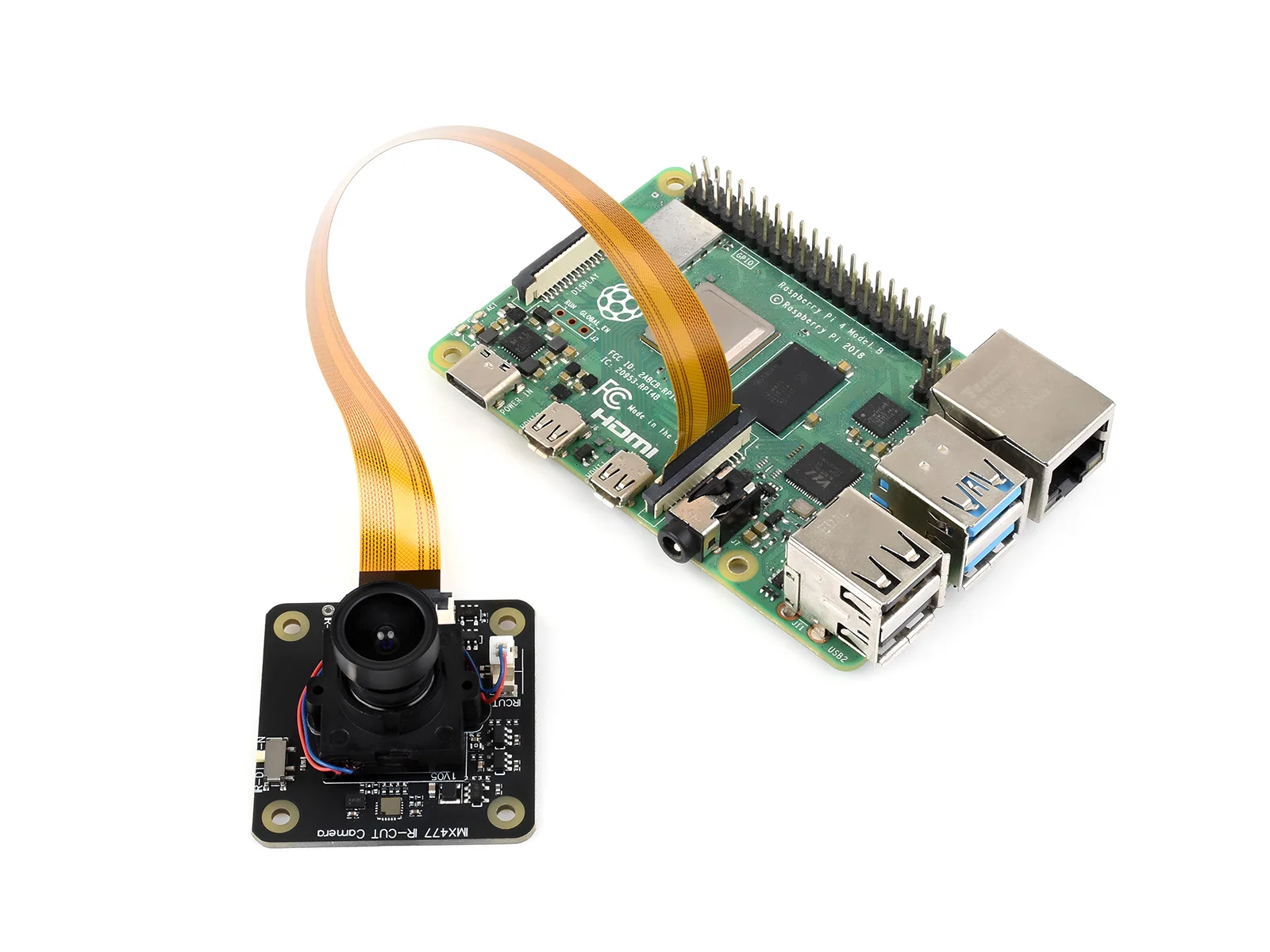 Picture 5: Waveshare IMX477 IR-CUT 12.3MP Camera (A), Applicable for Raspberry Pi / Jetson Nano, IMX477 Sensor