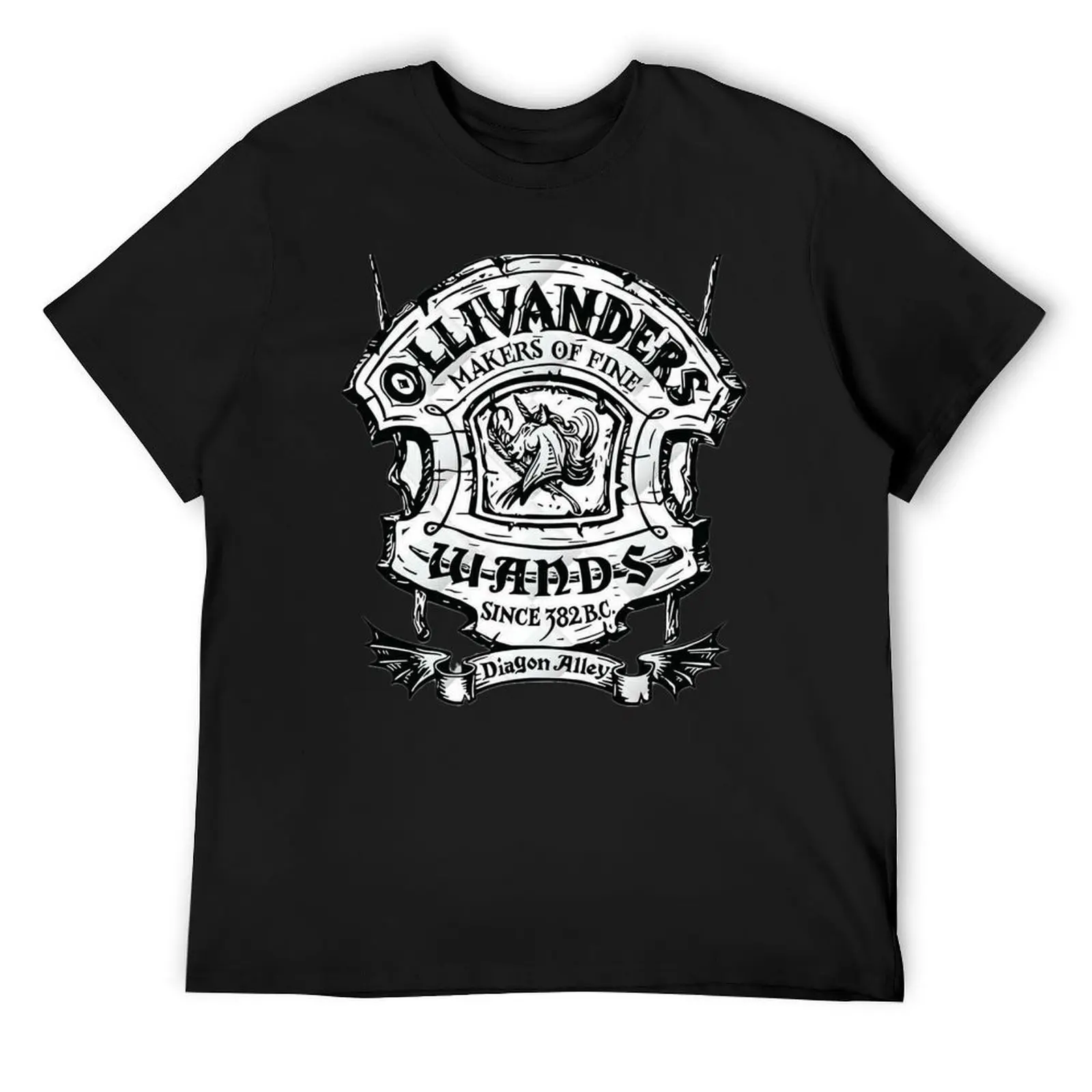 

ollivanders T-Shirt shirts graphic tee customizeds kawaii clothes shirts graphic tees plus size men clothing
