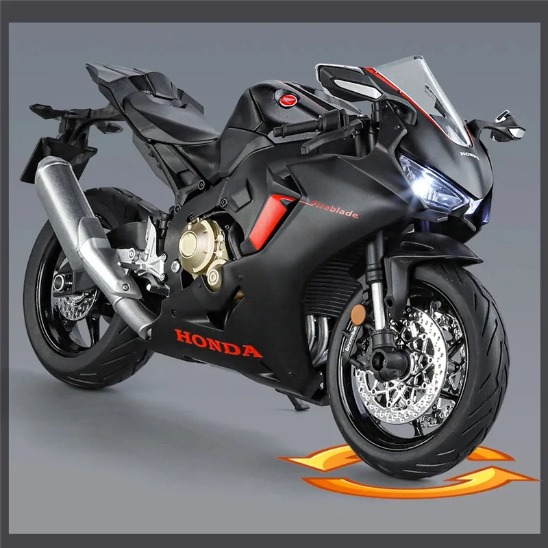 1/9 هوندا HRC CBR1000RR النار بليد سبيكة دراجة نارية رياضية Diecasts المعادن المسار سباق نموذج دراجة نارية مع ضوء الاطفال لعبة هدية #3