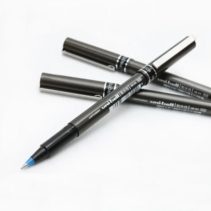 1pcs UNI Ballpoint Pens Super Ink Protech UB-155 Signature Pen Mitsubishi Direct Water Pen 0.5mm Japanese Stationery