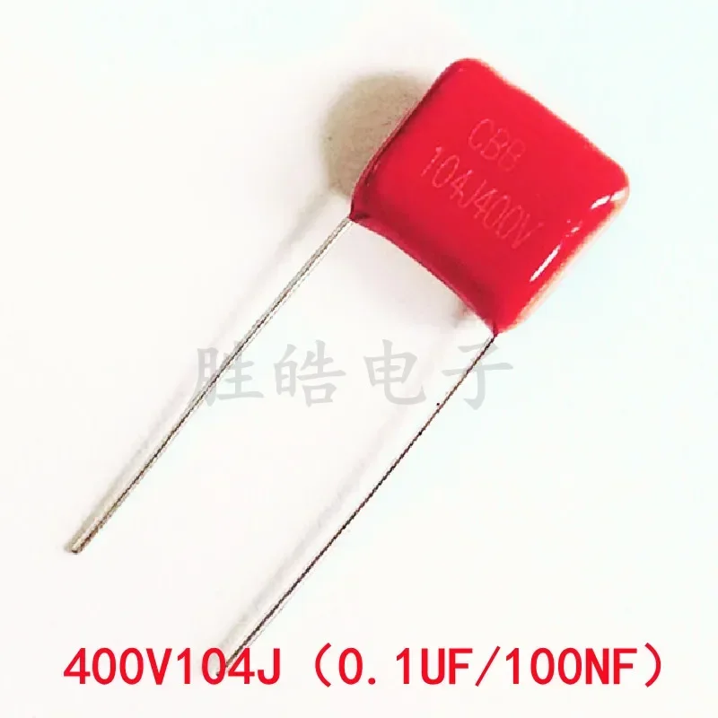 

10PCS 400V104J High Quality 5% Pitch 10mm 0.1UF 100NF 400V 104 CBB Polypropylene Film Capacitor