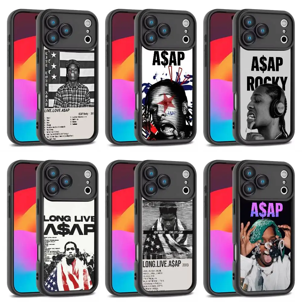 

A-ASAP Rocky Long Live ASAP Phone Case For iPhone 17,16,15,14,13,12,Pro,Max,Plus,E,SE4,Air,Mini Black Full Coverage TPU