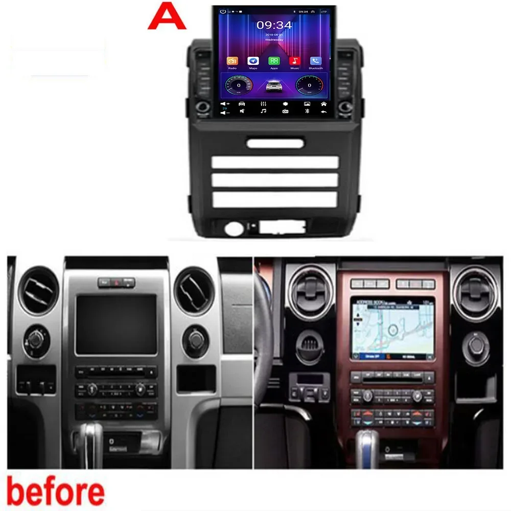 For Ford F150 P415 Raptor 2008-2050 2 Din Android14 Car Radio Stereo Screen Multimedia Player Navigation GPS Autoradio Head Unit