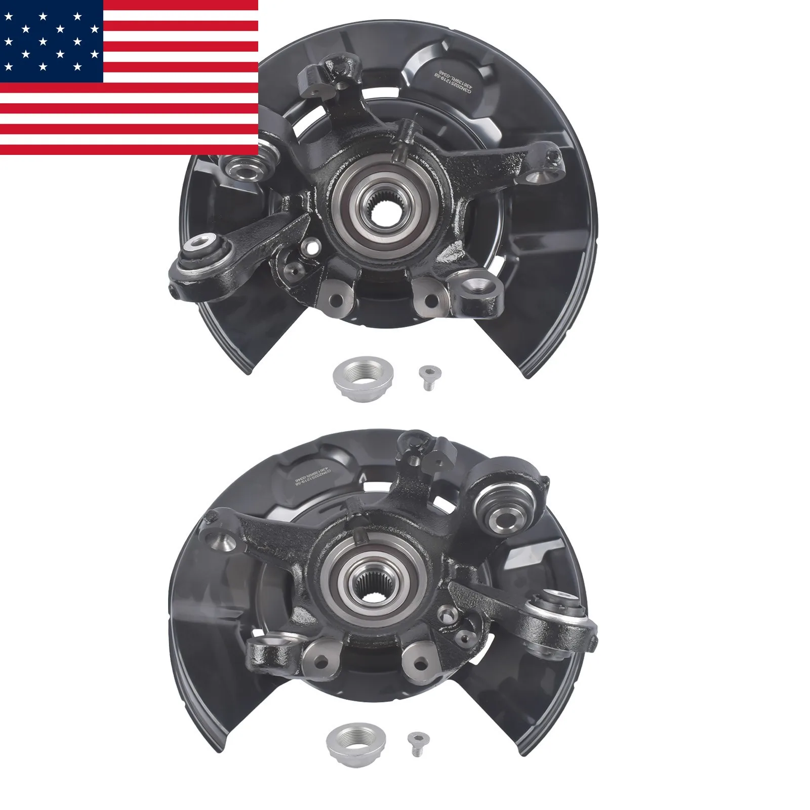 AP03 2* Steering Knuckle Assy Rear Left & Right for BMW E90 E91 E92 E93 33326774807, 34216792247, 33326774808, 34216792248