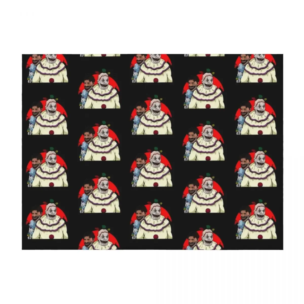 

Freak Show Dandy & Twisty the Clown AHS Season 4 Throw Blanket Beautifuls Luxury Thicken Hairys Shaggy Blankets