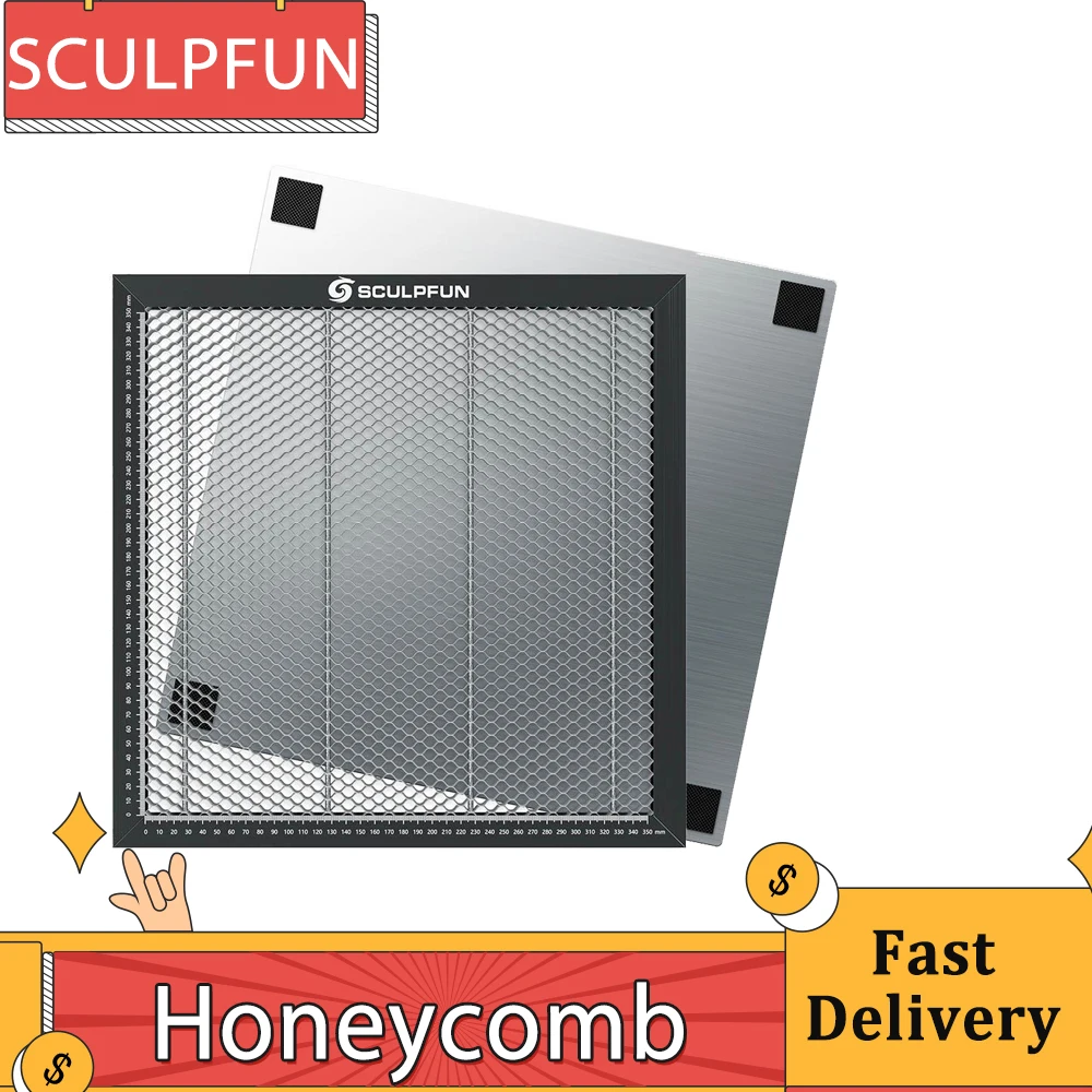 SCULPFUN 400x400mm Laser Cutting Honeycomb Working Table Board Platform for CO2 or diode Laser Engraver Cutting Machine