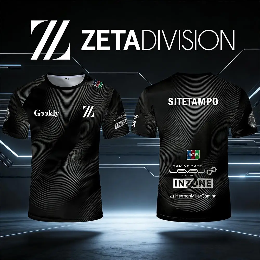 

2026 ZETA DIVISION Esports Team Jersey SITETAMPO Unisex Quick-drying And Breathable T-shirt Player Training Uniform Fan Gift Top