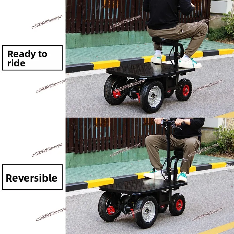 

Electric flatbed truck, truck factory pull goods turnover truck