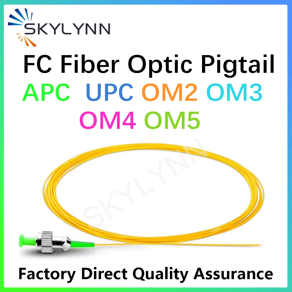 50pcs-fc-apc-upc-pigtails-15m-single-mode-fc-g657a2-mm-om2-om3-om4-09mm-lszh-fiber-optic-pigtails-connector-customized