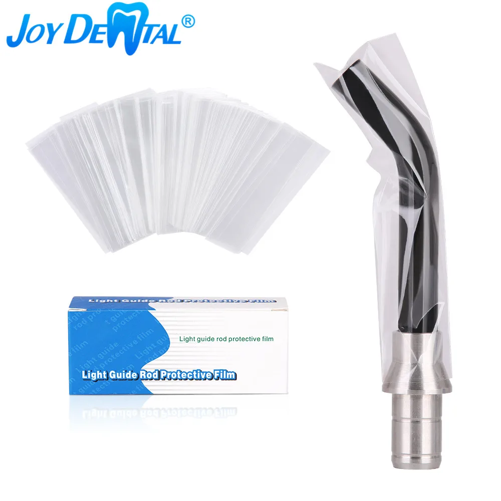 Dental Disposable Light Guide Rod, Película protetora, Tampa da luva da bainha, Plástico para cura Light Stick, 18x67mm, 200 Pcs por caixa