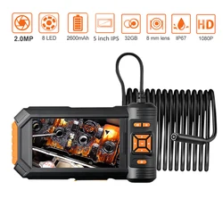 Industrial Endoscope 4.9mm Dual Lens 5 
