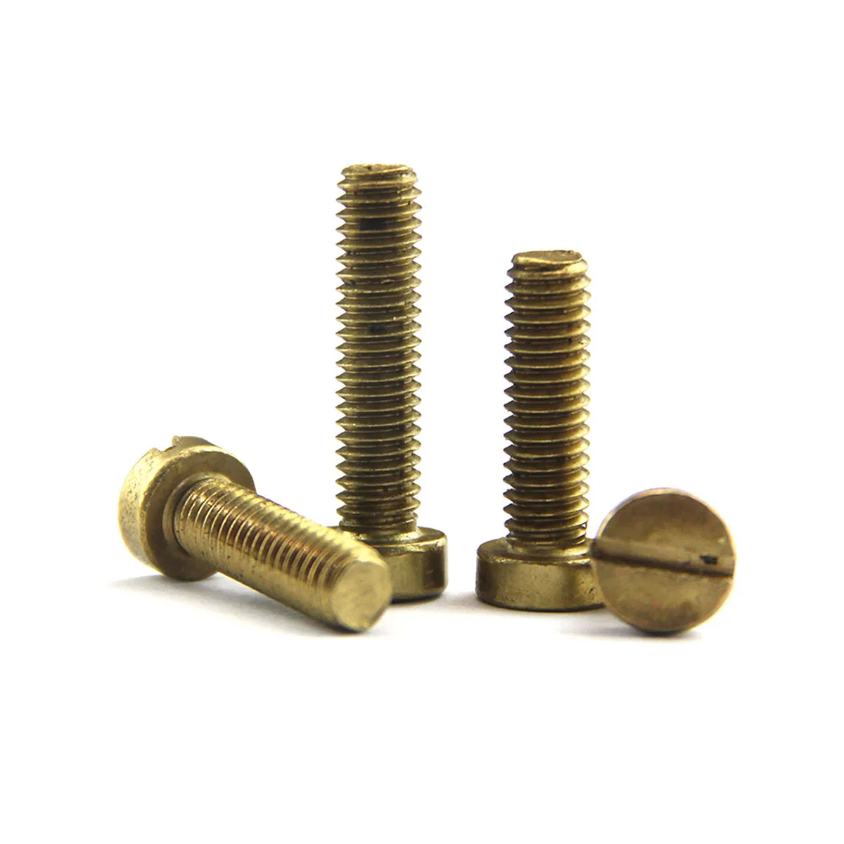 Brass Flat Head Slotted Screw  M2-M6