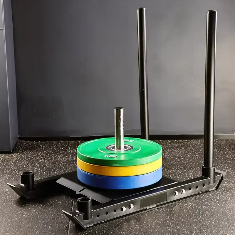 Gym Equipment Pull and Push Electroplate Power Training Sled Power Weight Plate Sled