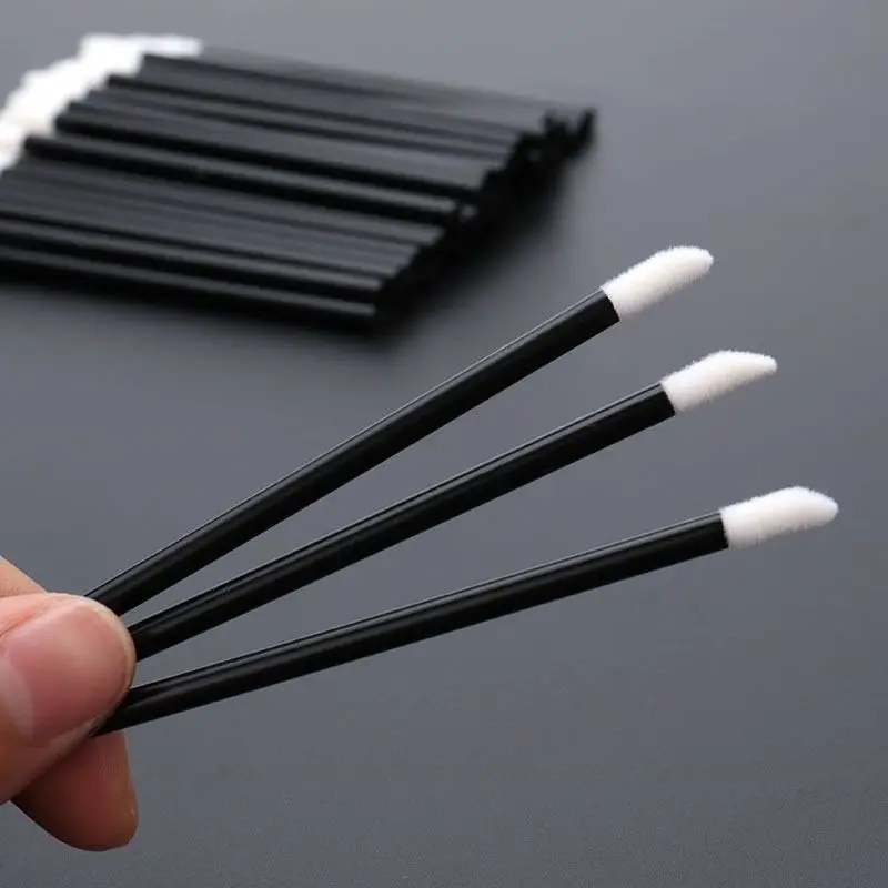 50 pz Usa E Getta Pennello Per Labbra Trucco Per Ciglia Microbrush Estensione Delle Ciglia Mascara Applicatore Rossetto Bacchette Set Strumenti di Trucco Cosmetico