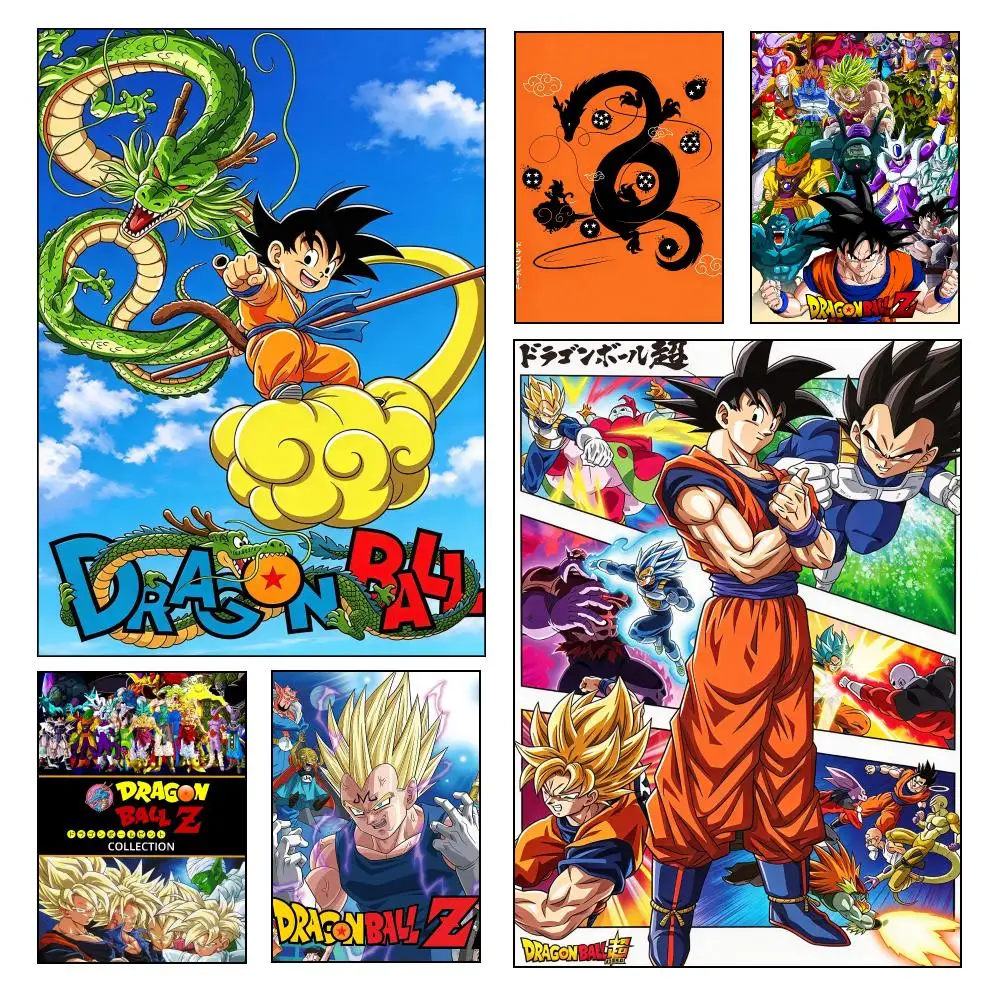 Anime D-Dragon B-Ball Art Canvas Painting for Living Room Bedroom Home Decor Poster Print Cook Cooked Wall Poster