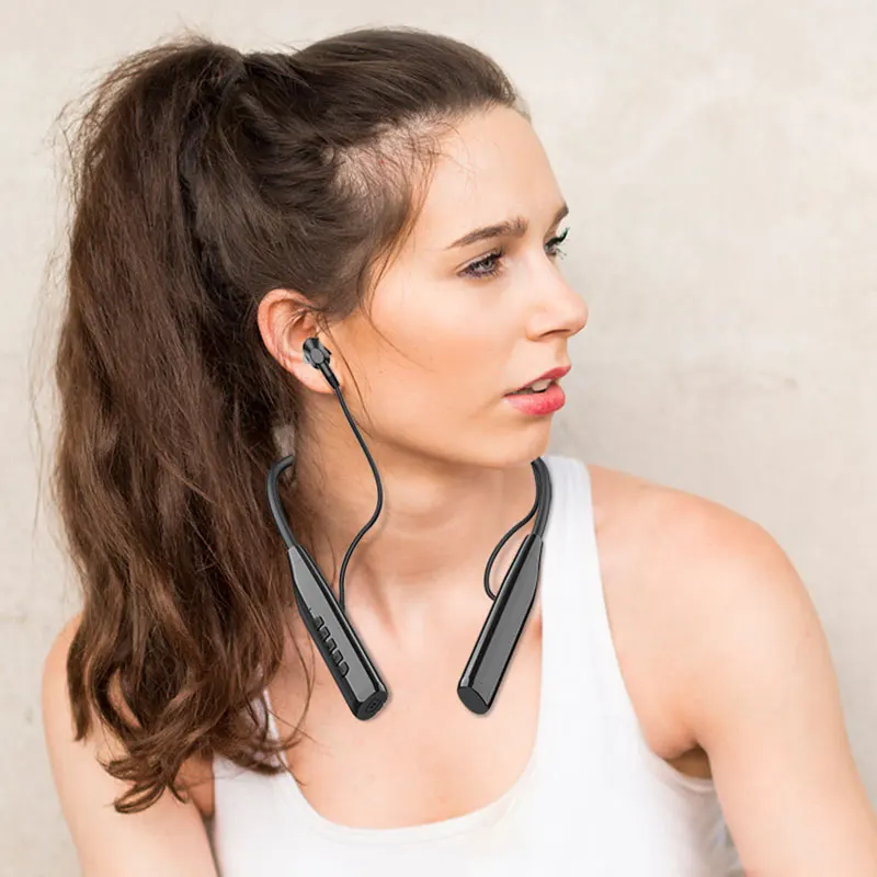 EARDECO 4 Speakers Wireless Headphones Super Bass Bluetooth Neckband Earphones Stereo V5.2 Hifi Headphone ENC Noise Reduction