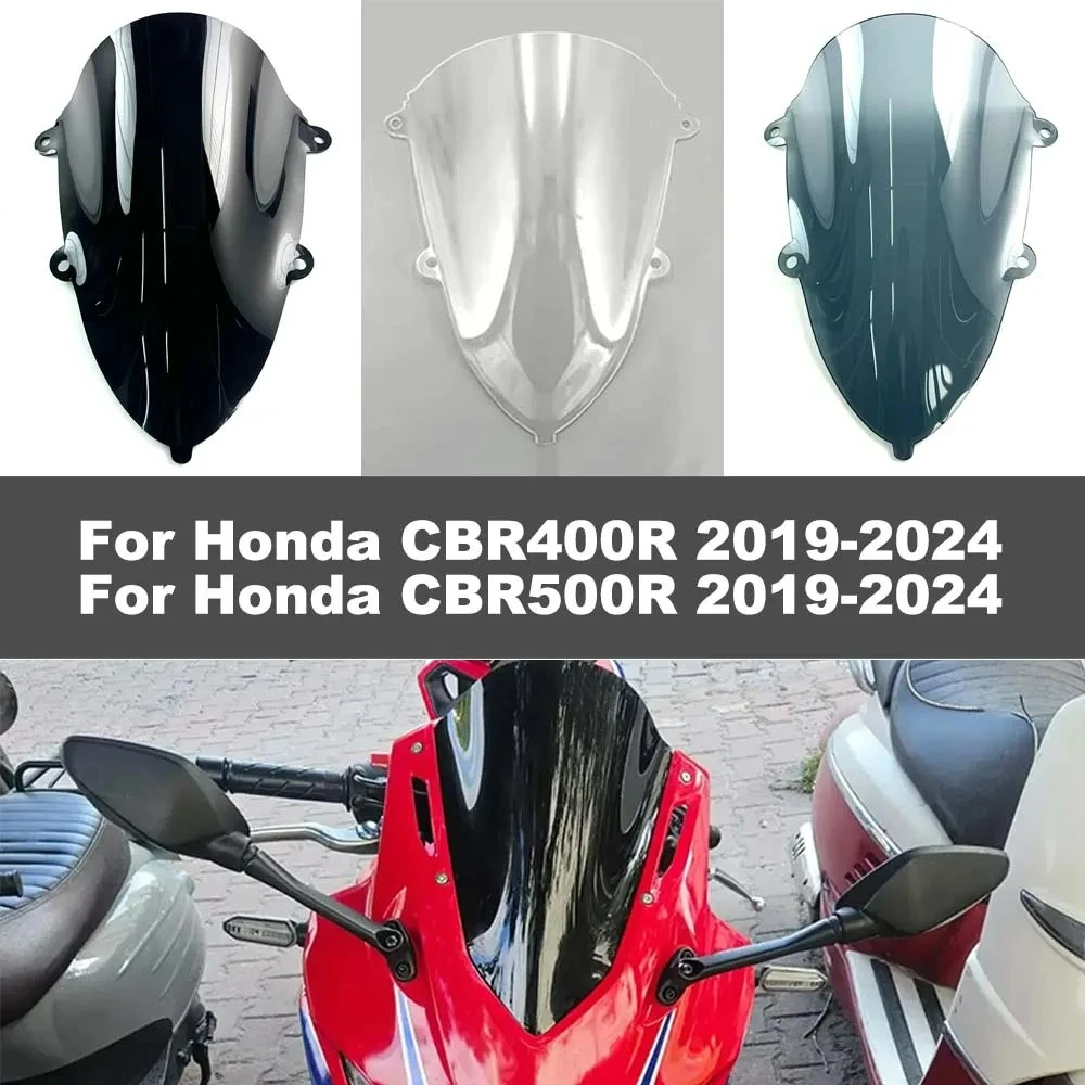 

CBR400R CBR500R 2024 Motorcycle modification sports windshield Windscreen For Honda CBR-400R CBR-500R 2023 2022 2021 2020 2019