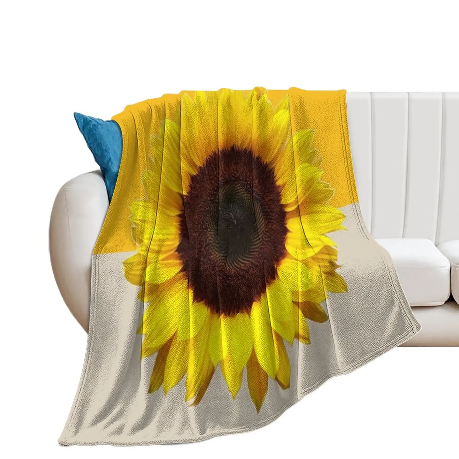 

Sunflower Throw Blanket anime Plaid on the sofa Luxury Throw Bed Blankets