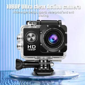 Portable  Action Cameras Waterproof Camera with Remote Control Outdoor Cycling Record HD Digital Cameras Photography Camera