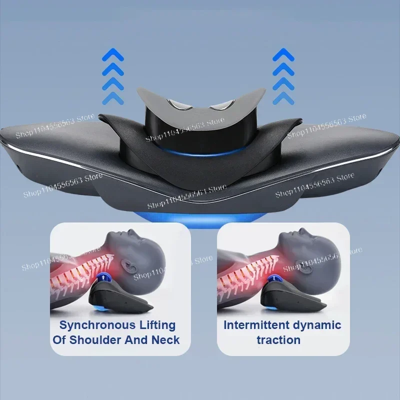 متعددة الوظائف جهاز سحب عنق الرحم وسادة تدليك الرقبة شياتسو مدلك وسادة عنق الرحم الكهربائية مدلك لتخفيف الآلام