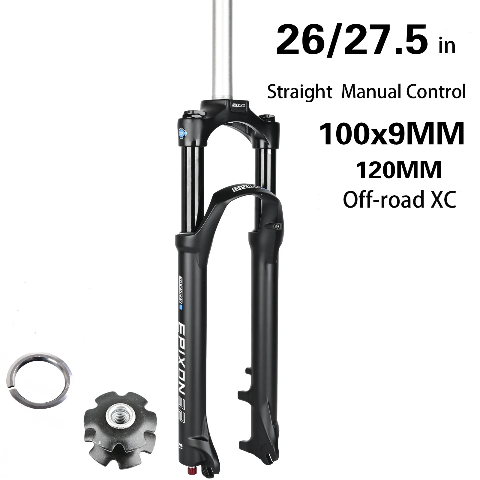 フレーム 26インチ MTB EPIXON 2024 SUNTOUR EPIXON Bicycle Front Fork, 26/27.5/29 Inch MTB