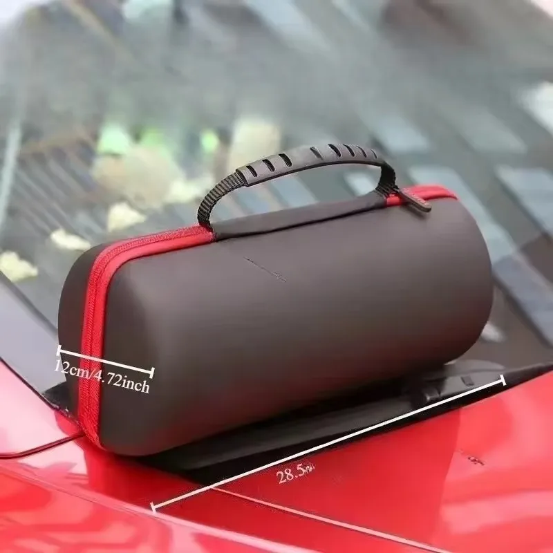 Black Tie Glass Travel Bag, Single Burgundy/Bordeaux Wine Glass Protector