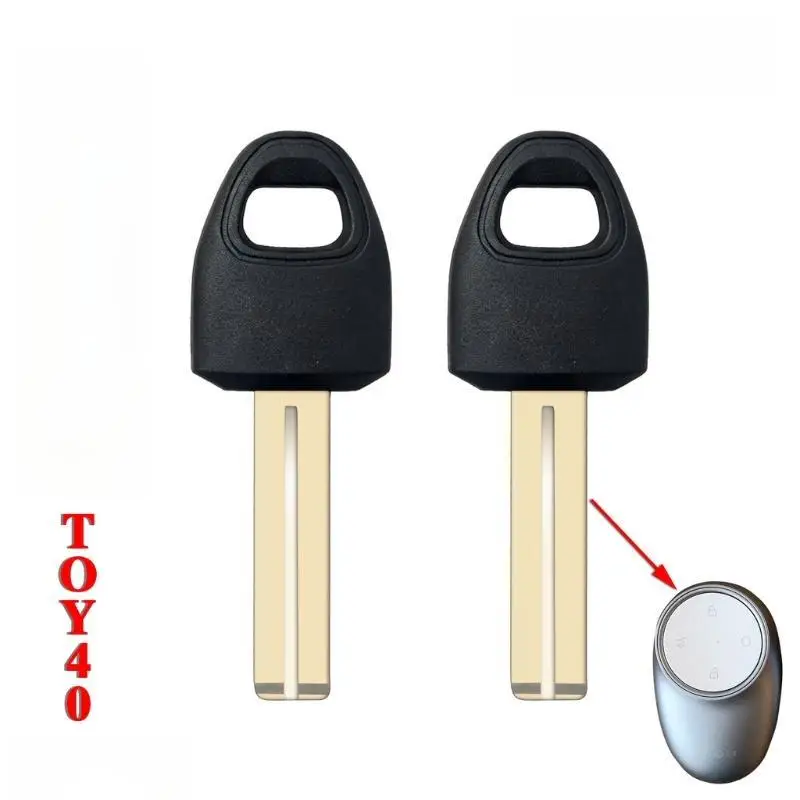 Replacement Smart Remote Key Blade TOY40 Fit for BZ3X Emergency Spare Key Easy Carry Car Backup Accessory 1PCS