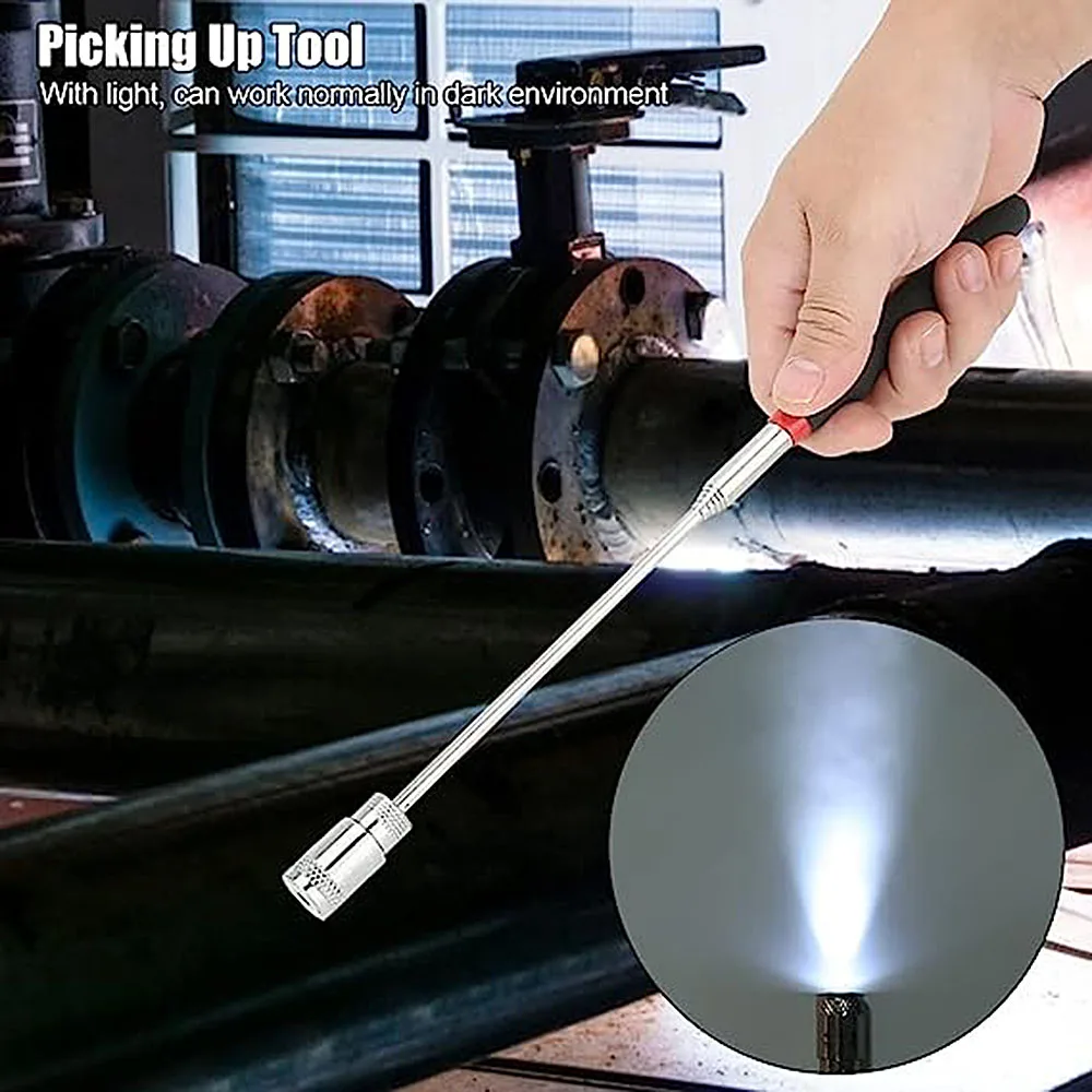 Telescopic Magnetic Pen 1pc 8lb Handy Tool Magnet Capacity for Picking Up Nut Bolt Adjustable Pickup Rod Stick