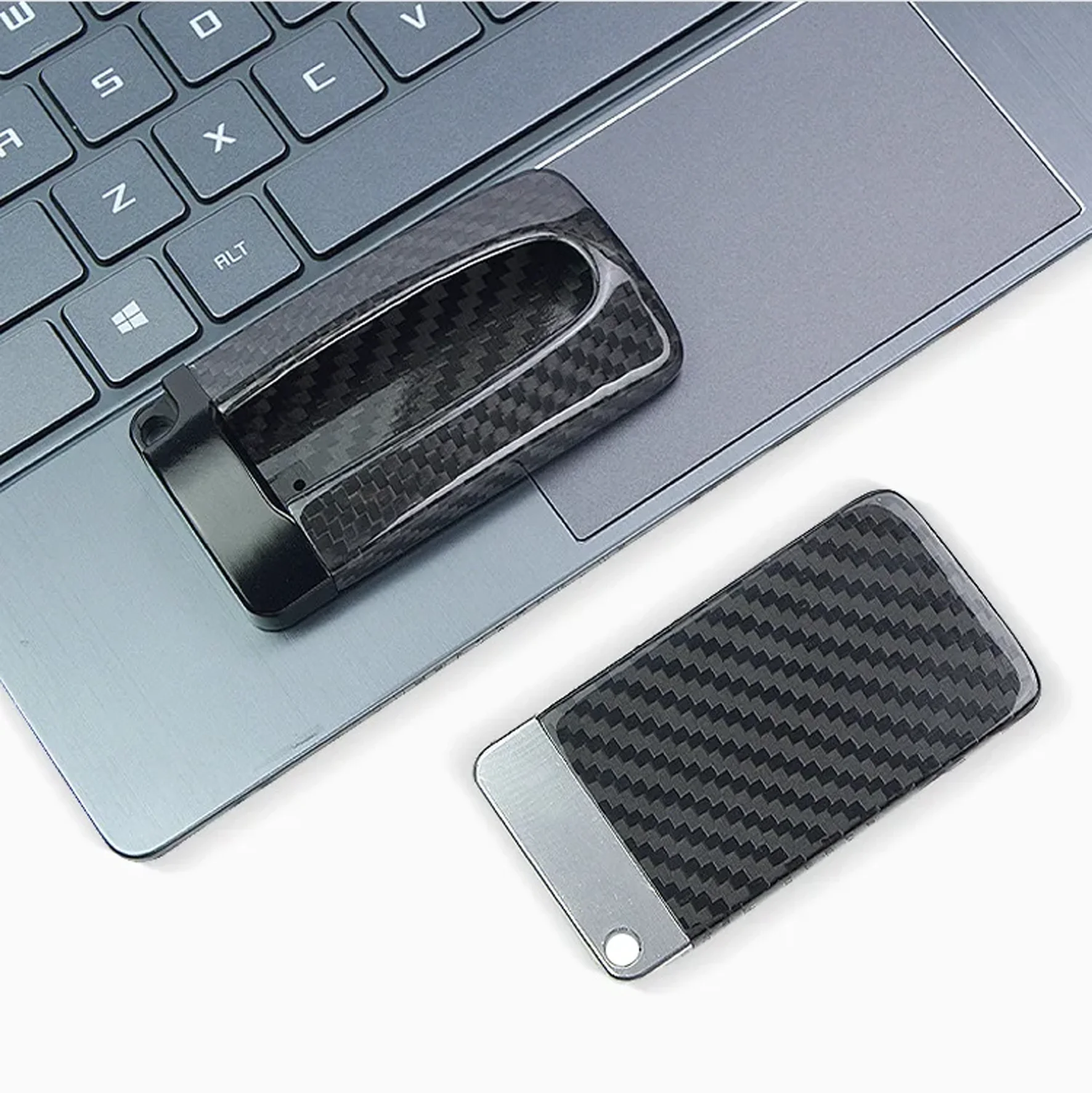 Real Carbon Fiber GTR Style Key Fob Protective Cover Case Compatible with Nissan or Infiniti