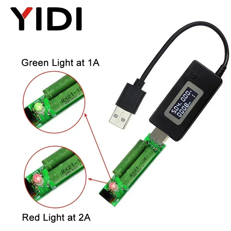 3 In 1 LCD Digital USB Voltmeter Ammeter 5V 12V DC Car Phone Voltage Current Volt Ampere Power Capacity Charger Detector Monitor