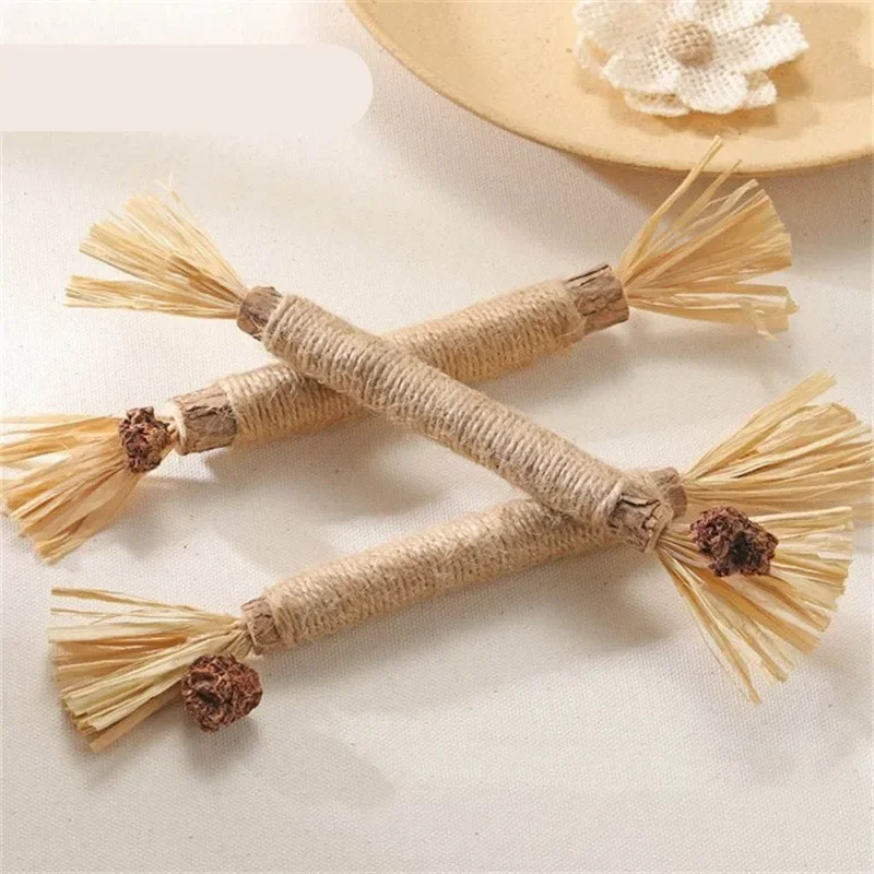 1/5/10/20/40PCS Natural Matatabi Pet Cat Snacks Stick Cleaning Tooth Catnip Actinidia Silvervine For Cats Accessory Pet Cat Toy