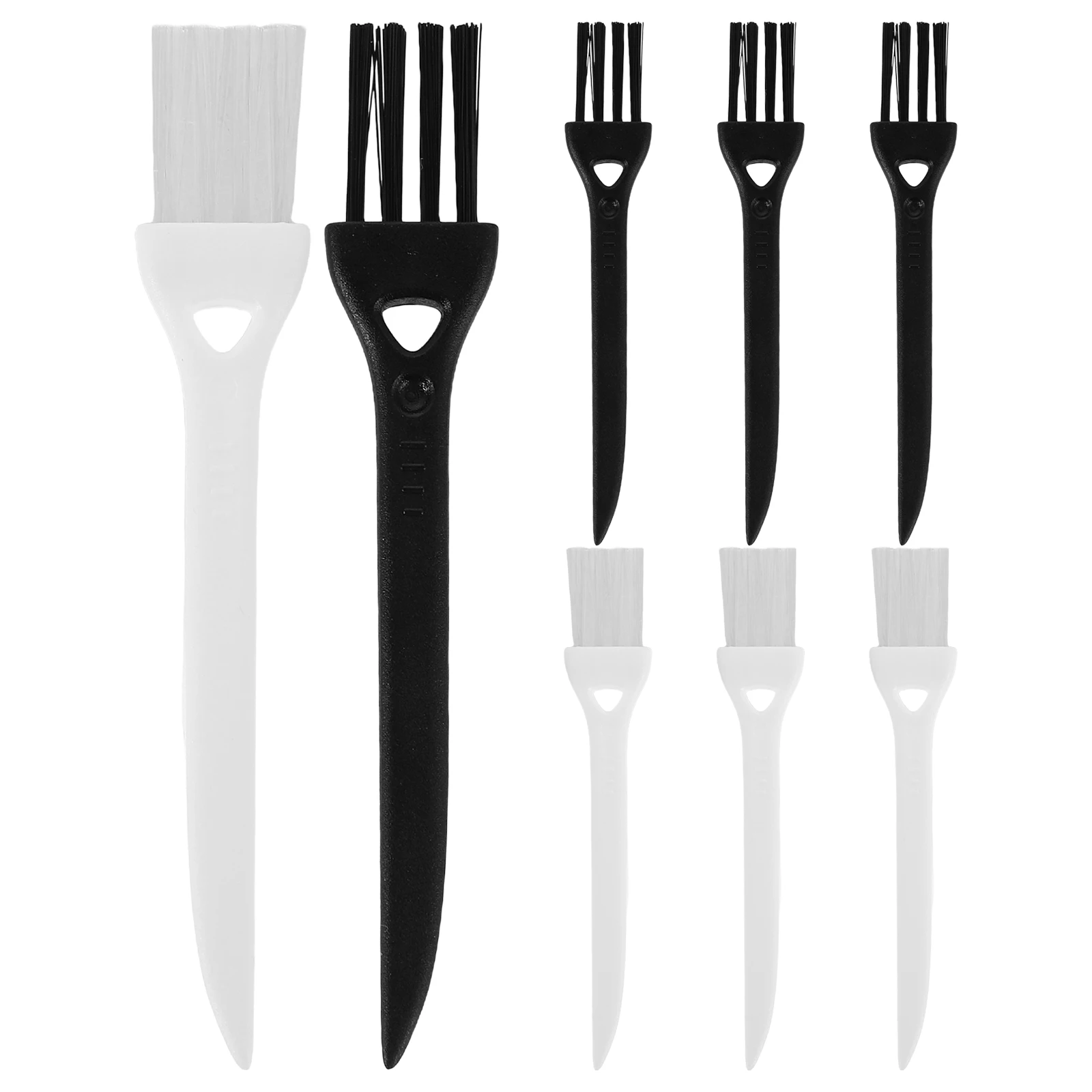 10 قطعة فرش شق لتنظيف فرشاة التنظيف متعددة الوظائف شق فرش الحلاقة اللحية التفاصيل الحلاقين الضيقة الكهربائية