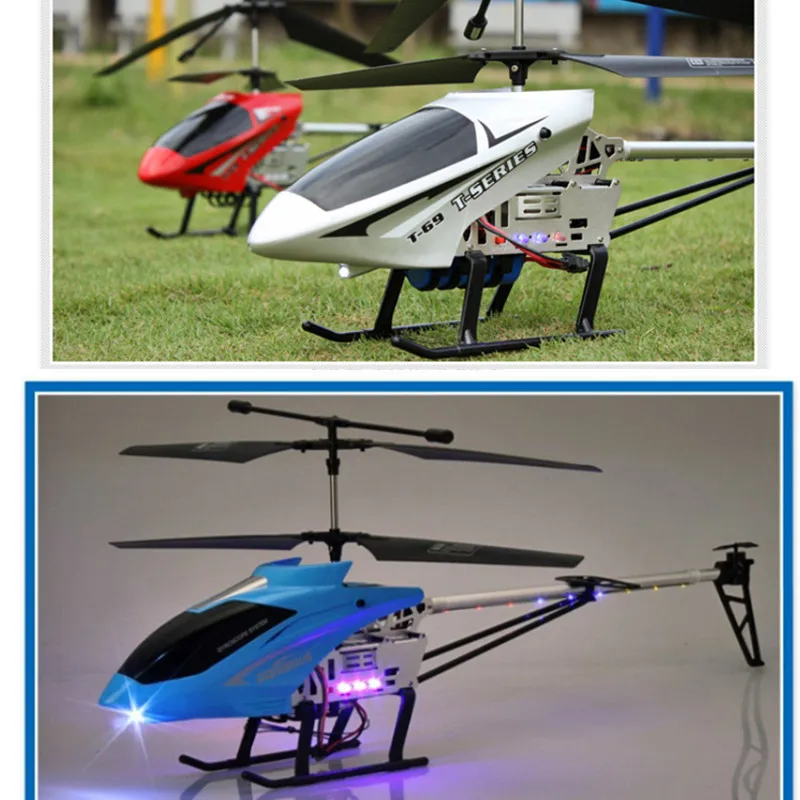 80cm Large RC Helicopter 2.4G Professional Outdoor Big Size Altitude Hold LED Lights Remote Control For Adults Toys for Kids Boy