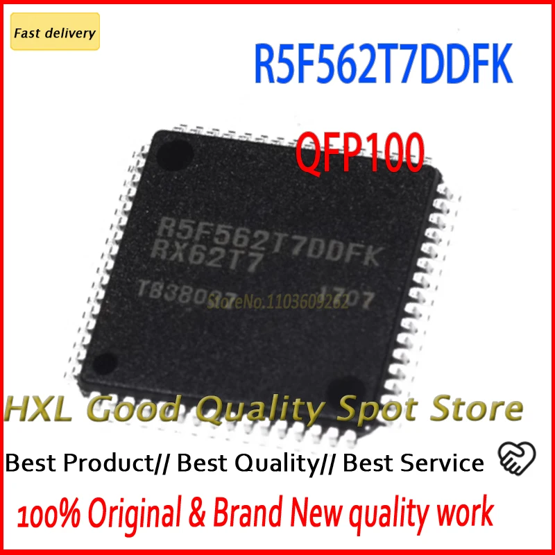 1~10pcs/lot  R5F562T7DDFK  R5F562T7 R5F562 QFP100 100% New Original Spot stock