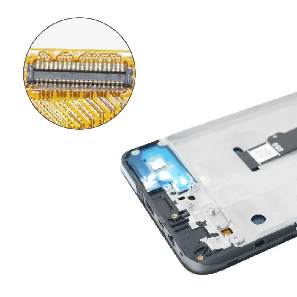 Nowy wyświetlacz LCD do Motorola Moto G10 2021 XT2127-2 Wyświetlacz LCD Ekran dotykowy Digiziter Zamiennik do Moto G10 XT2127-2 LCD z ramką