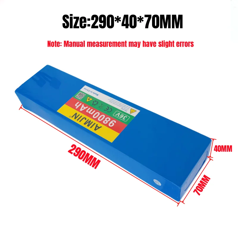 Electric Scooter Battery For JOYOR Y1 X1 F3 A3 10S3P 36V 9.8AH Electric Scooter lithium Batteries