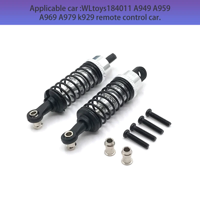 Controle remoto Car Shock Absorber, Primavera externa, Atualização, WLtoys184011, A949, A959, A969, A979, K929