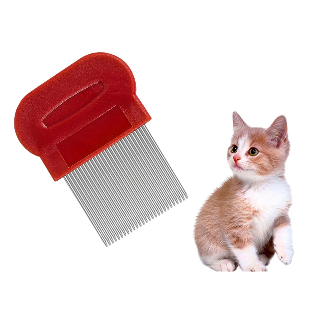 

High Quality Deinsectization Pet Comb Cleaning Hair Removal Beauty Tool Customize Cat Comb Stainless Steel Dog Combing Tools