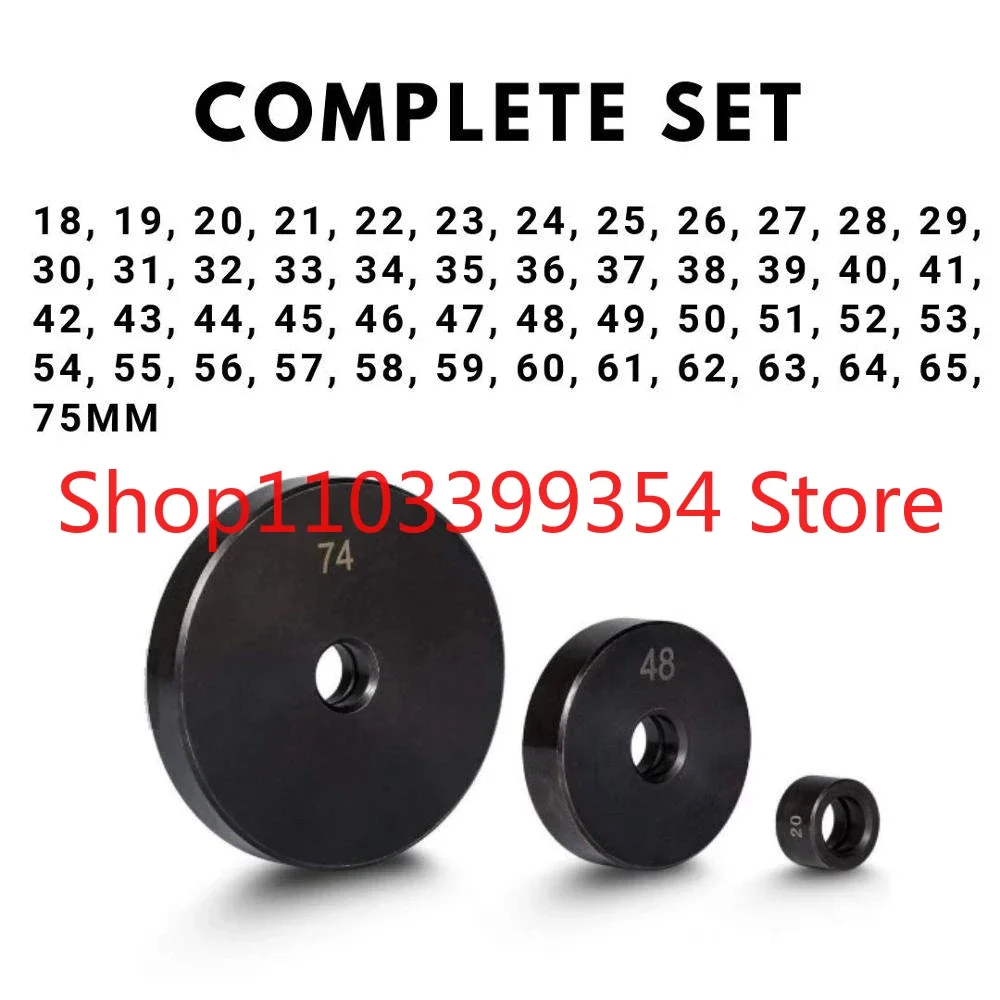 52pcs 18-65mm Bushing Disc Bearing Seal Driver Pressure Disc Tool Set Driver Kit Car Repair Tool