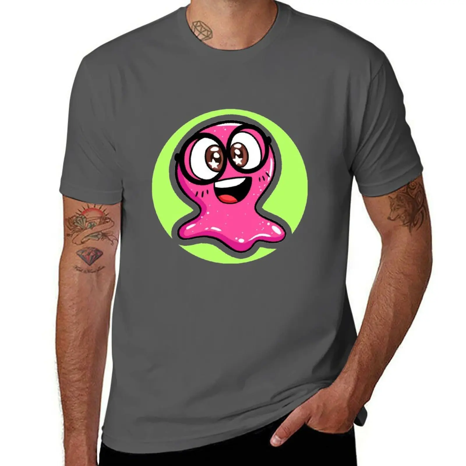 

SLICK SLIME SAM T-Shirt Basic Simple Design Short Sleeve Shirt