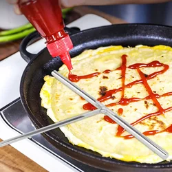 Stainless Steel Crepe Spreader Perfect Pancake Batter Spreading Tool for Bakery Kitchen and Home Cooking