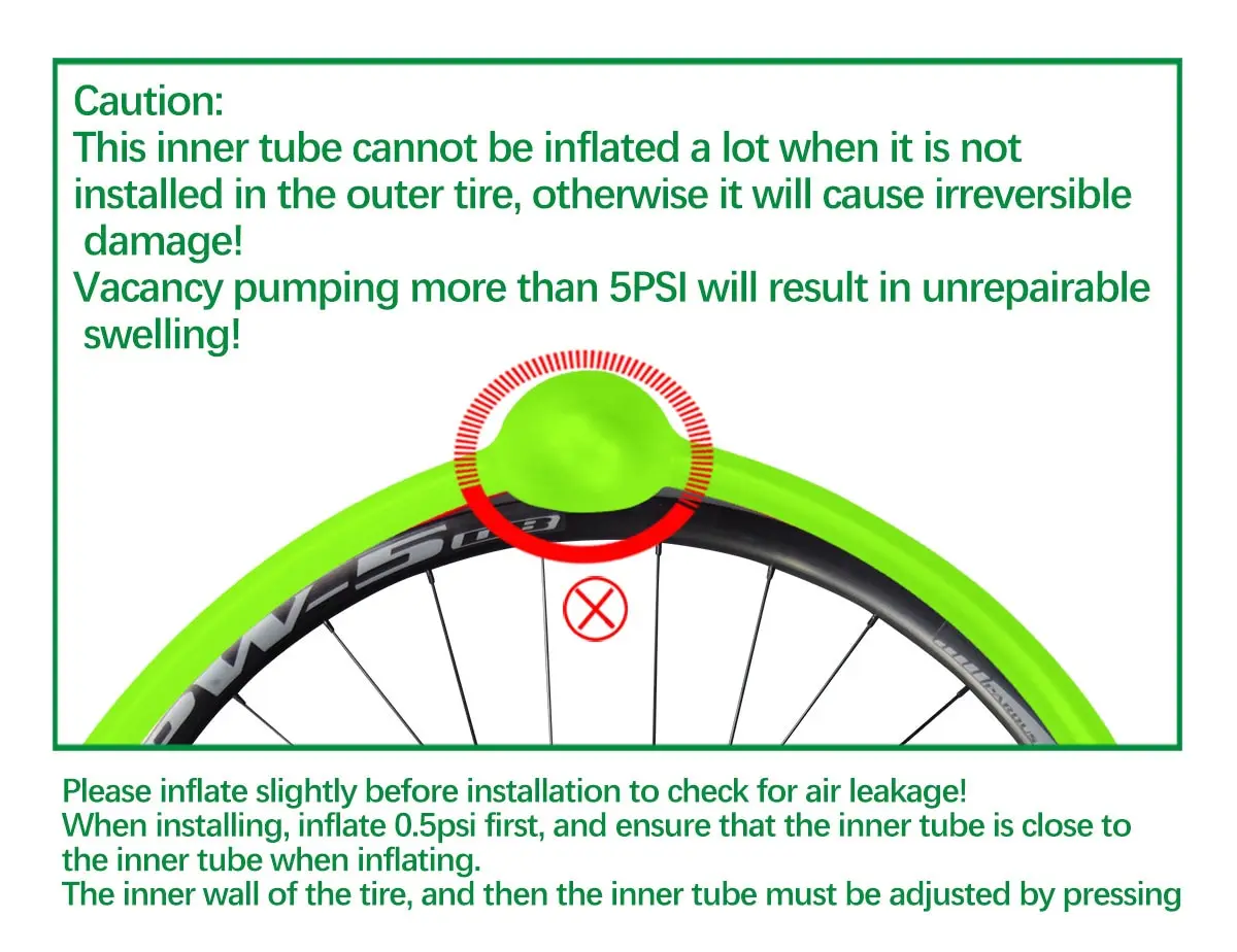 CYCLAMI Ultraleichter 30g Fahrradschlauch aus TPU-Material 700C 18-32 Rennradreifen 45mm 65mm 85mm Länge Französisches Ventil – Detail 1