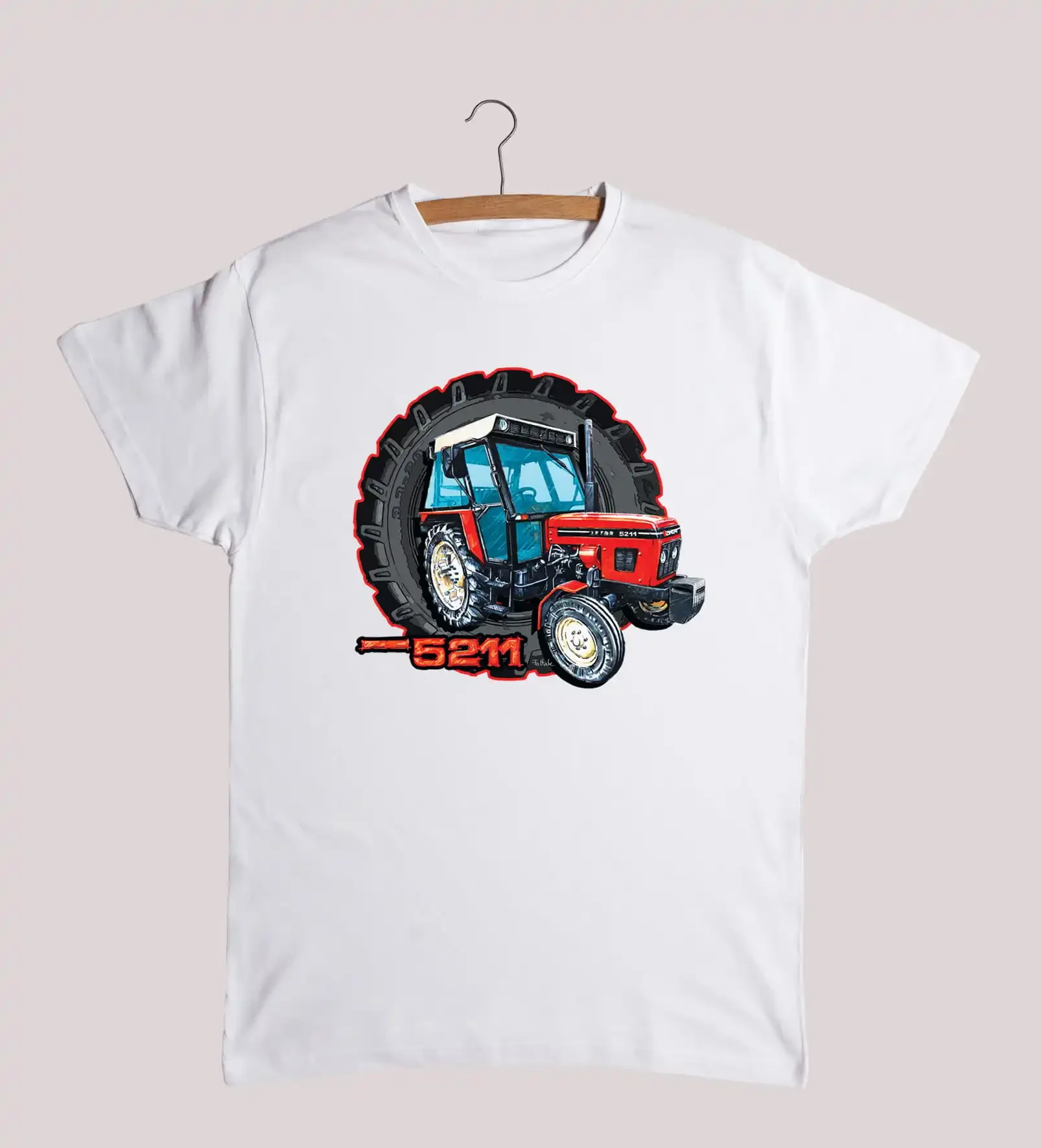 Summer Cotton Short Sleeve O-Neck Mens T Shirt New S-5XL Czech Built Zetor 5211 Tractor T-Shirt. harajuku men clothing oversized