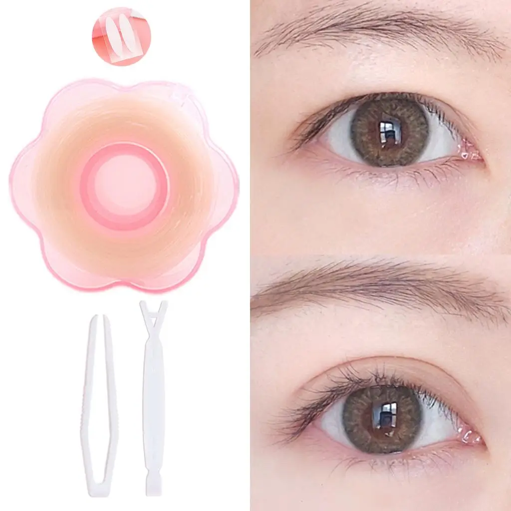 400 шт., наклейка для натуральных теней для век, двойная лента для век для женщин, долговечная адгезия, дышащая, самопортативная, для изготовления