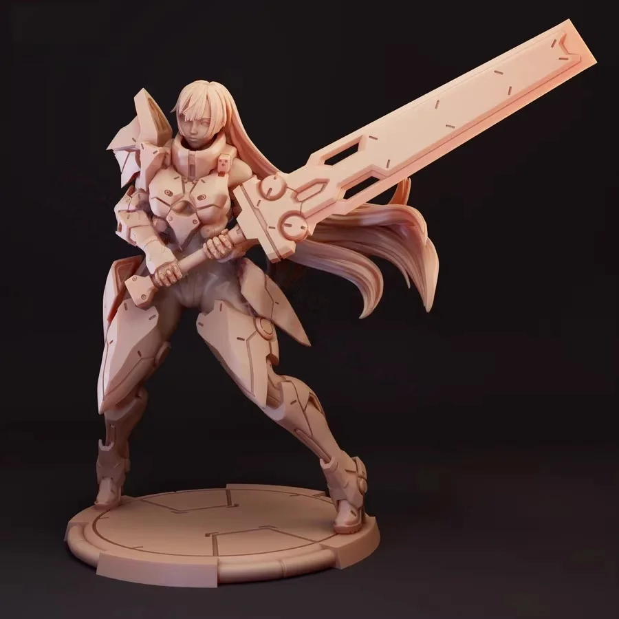 75mm Cast Resin Model Assembly Kit Female Intelligence Officer Character Model Unpainted NSFW